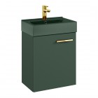 Elita Meble Tiny zestaw łazienkowy 45 cm umywalka z szafką zielony mat 168763
