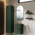 Elita Meble Tiny zestaw łazienkowy 45 cm umywalka z szafką zielony mat 168763
