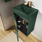 Elita Meble Tiny zestaw łazienkowy 45 cm umywalka z szafką zielony mat 168763