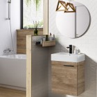 Elita Meble Tiny zestaw łazienkowy 45 cm umywalka z szafką dąb canela 168762