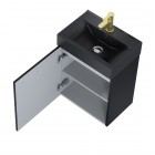 Elita Meble Tiny szafka z umywalką ceramiczną 45 cm black matt 168300