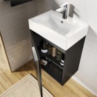 Elita Meble Tiny szafka z umywalką ceramiczną 45 cm black 165794