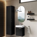 Elita Meble Tiny szafka z umywalką ceramiczną 45 cm black 165794