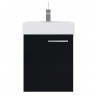 Elita Meble Tiny szafka z umywalką ceramiczną 45 cm black 165794