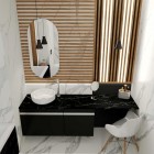 Elita Meble Moody Black Matt szafka podumywalkowa 70 cm 167685