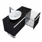 Elita Meble Moody Black Matt komoda z koszem szer. 50 cm 167727