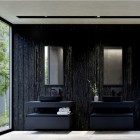 Elita Meble Split komoda 80 cm z blatem granatowy mat 168935