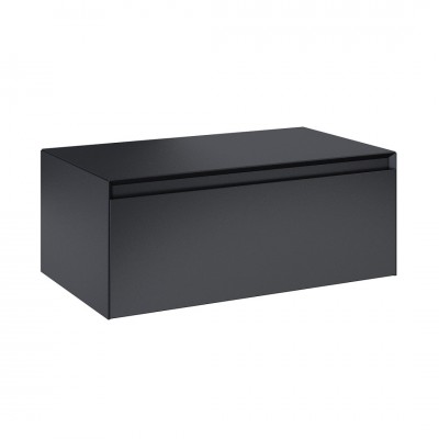 Elita Meble Split komoda 80 cm z blatem czarny mat 168934