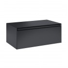 Elita Meble Split komoda 80 cm z blatem czarny mat 168934