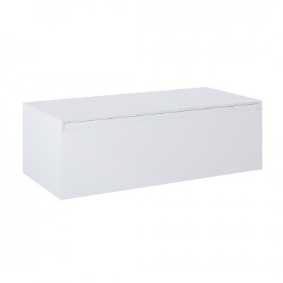 Elita Meble Split komoda 100 cm z blatem biały połysk 169107