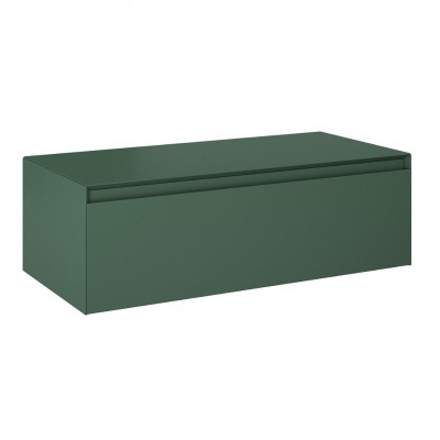 Elita Meble Split komoda 100 cm z blatem zielony mat 168943