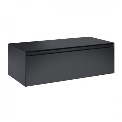 Elita Meble Split komoda 100 cm z blatem czarny mat 168941