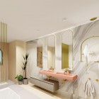 Elita Meble Split komoda 120 cm z blatem beżowy mat 168951