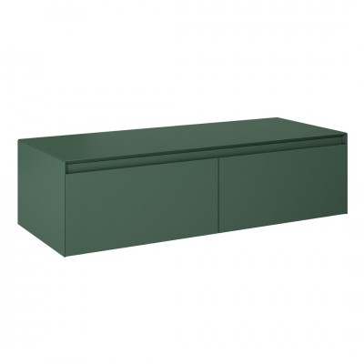 Elita Meble Split komoda 120 cm z blatem zielony mat 168950