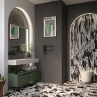 Elita Meble Split komoda 120 cm z blatem zielony mat 168950