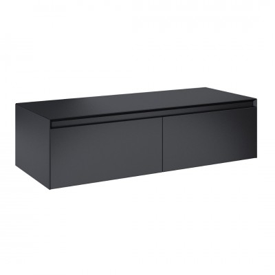 Elita Meble Split komoda 120 cm z blatem czarny mat 168948