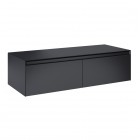 Elita Meble Split komoda 120 cm z blatem czarny mat 168948