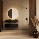 Elita Meble Split komoda 120 cm z blatem czarny mat 168948