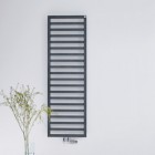 Zehnder Quaro grzejnik łazienkowy 140,3x45 cm czarny mat QA1400450557