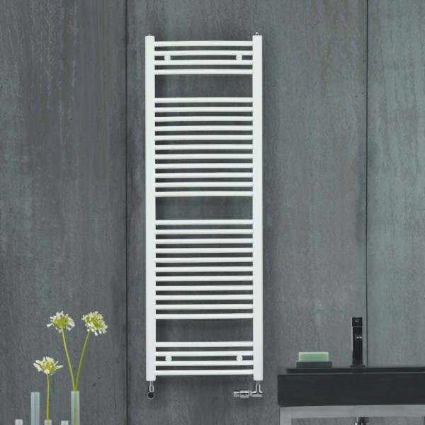 Zehnder Virando Basic Bow grzejnik łazienkowy 78,8x49,3 cm biały połysk BT080050RAL9016