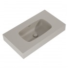 Elita Meble Dimple umywalka 80,6x46 cm ścienna prostokątna beżowy mat 168858