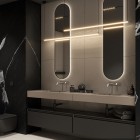 Elita Meble Dimple umywalka 100,8x46 cm ścienna prostokątna beżowy mat 168866