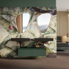 Elita Meble Dimple umywalka 100,8x46 cm ścienna prostokątna czarny mat 168863