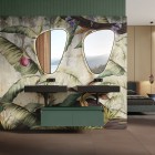 Elita Meble Dimple umywalka 100,8x46 cm ścienna prostokątna czarny mat 168863