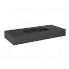 Elita Meble Dimple umywalka 100,8x46 cm ścienna prostokątna antracyt mat 168862