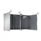 Elita Meble Basic szafka wisząca z lustrem 120 cm 904656