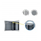 Elita Meble Technobox LED szafka wisząca z lustrem 100 cm 904665