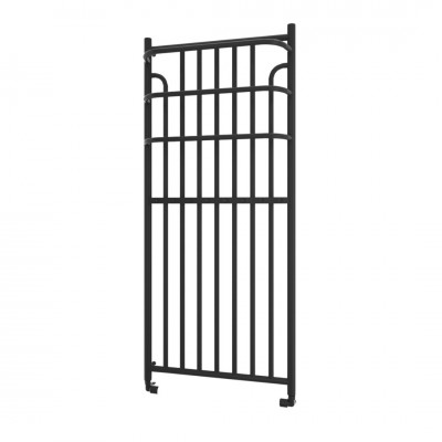 Imers Minas 3 grzejnik łazienkowy 120x43 cm czarny połysk 0431/CZP