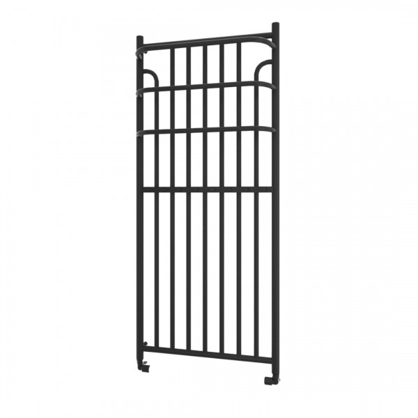 Imers Minas 2 grzejnik łazienkowy 100x43 cm czarny połysk 0422/CZP