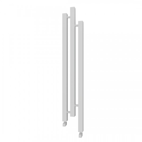 Imers Cubic 1 grzejnik łazienkowy 136x23 cm biały połysk 2512/BIP