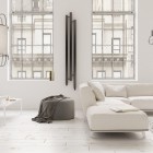 Imers Cubic 2 grzejnik łazienkowy 166x23 cm czarny mat 2522/CZM