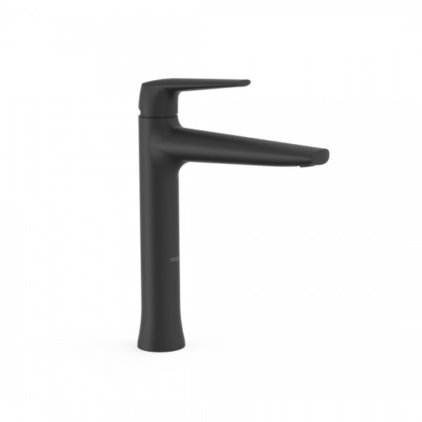 Tres Fuji bateria umywalkowa stojąca wysoka czarny mat 28120301NM