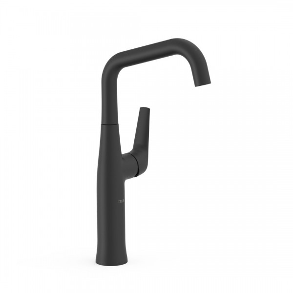 Tres Fuji bateria umywalkowa stojąca wysoka czarny mat 28164701NM