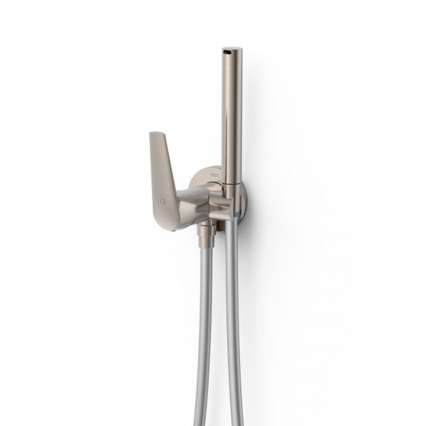 Tres Fuji bateria bidetowa podtynkowa stal 28112301AC