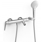 Oltens Gota bateria wannowa ścienna chrom 28117001