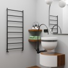 Imers Tioman 2 grzejnik łazienkowy 120x53 cm czarny mat 2622/CZM