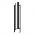 Imers Eten 1 grzejnik łazienkowy 136x37 cm czarny połysk 2412/CZP