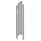 Imers Eten 1 grzejnik łazienkowy 136x37 cm chrom chrom połysk 2410/CHB