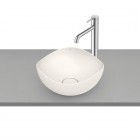 Roca Ohtake umywalka nablatowa okrągła 37,5 cm biały mat A327A15620