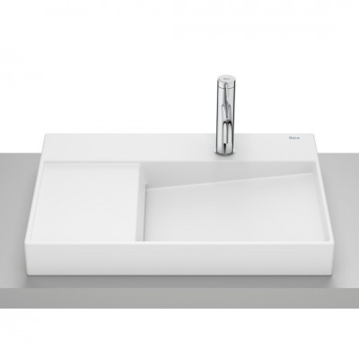 Roca Horizon umywalka 60x42 cm prostokątna nablatowa biały mat A32727462B
