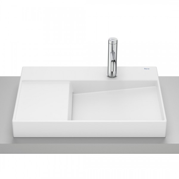 Roca Horizon umywalka 60x42 cm prostokątna nablatowa biały mat A32727462B