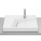 Roca Horizon umywalka 60x42 cm prostokątna nablatowa biała A32727600B