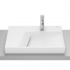 Roca Horizon umywalka 60x42 cm prostokątna nablatowa biała mat A32727662B