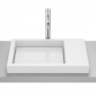 Roca Horizon umywalka 60x42 cm prostokątna wpuszczana w blat biała A32727500B