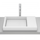 Roca Horizon umywalka 60x38 cm prostokątna wpuszczana w blat biały mat A32727562B