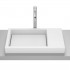 Roca Horizon umywalka 60x38 cm prostokątna wpuszczana w blat biały mat A32727562B